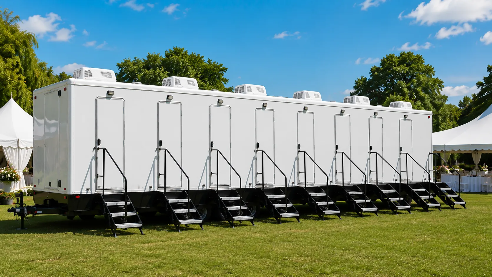 8 Stall Restroom Trailer in Abilene, TX
