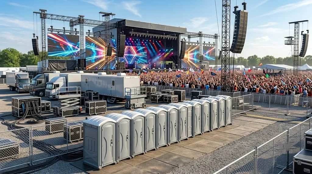 Concert Restroom Rental in Abilene, TX